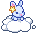 Bunny on a cloud